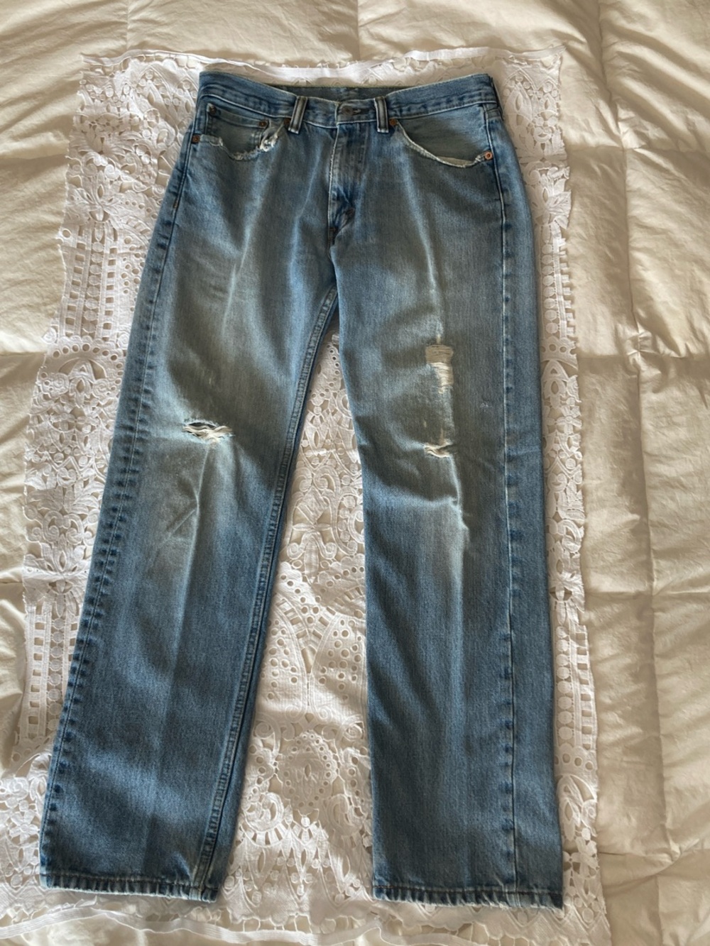 Vintage 505 Levi's Men's Straight Leg Jeans - Size 31/32